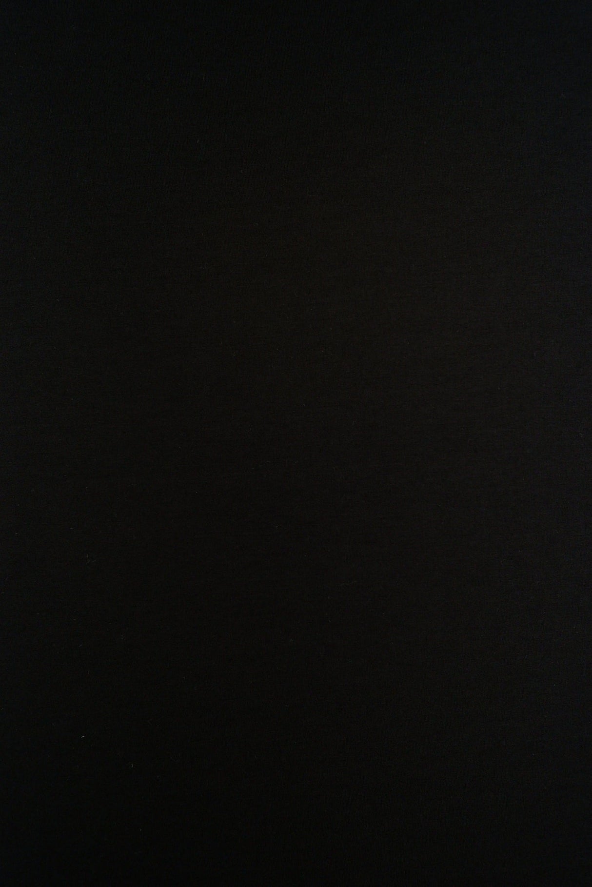 French Terry Knit Black Fabric