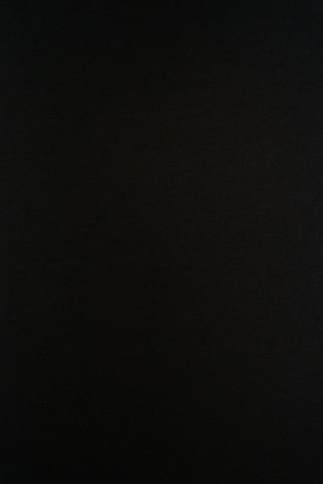 French Terry Knit Black Fabric