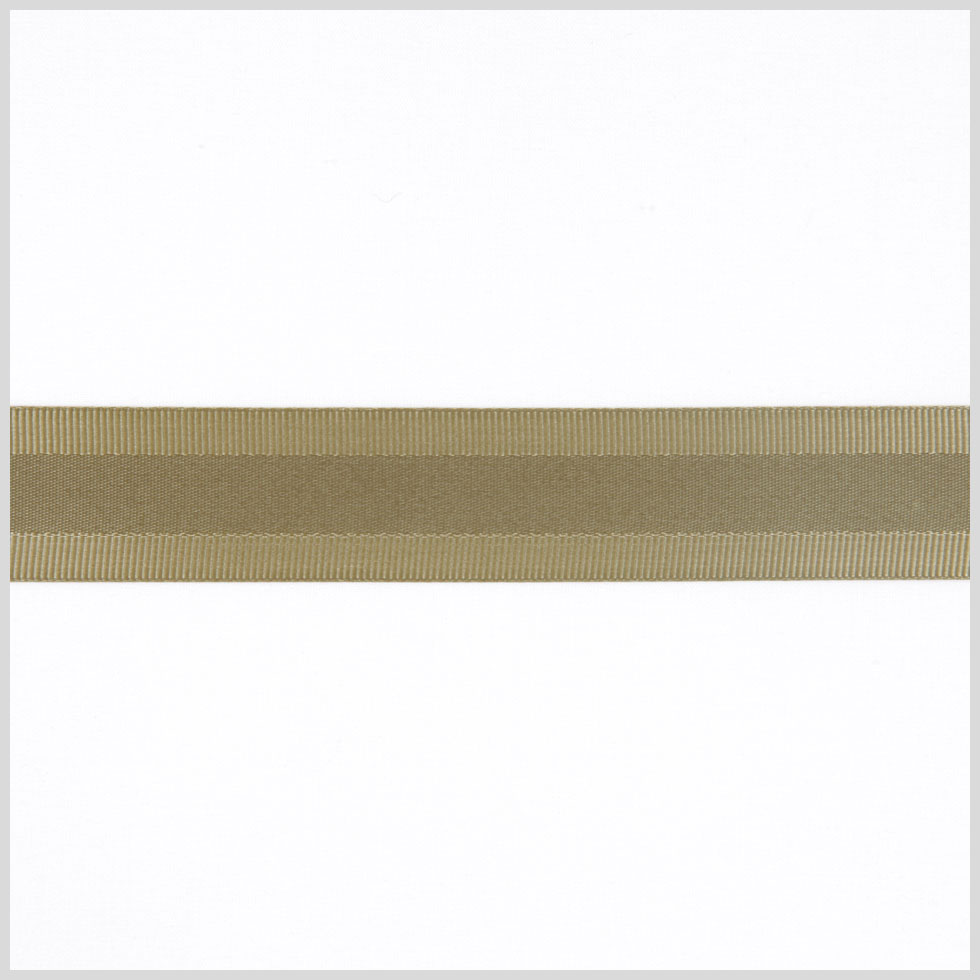 Antique Gold Satin Grosgrain Ribbon