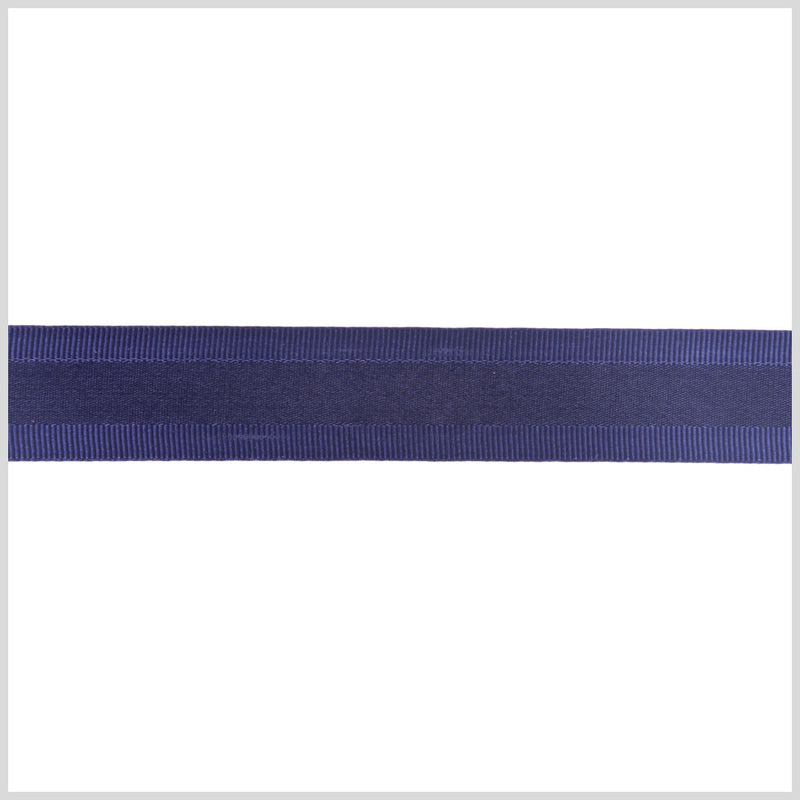 7/8" Navy Satin Grosgrain Ribbon