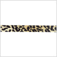 5/8" Black/Gold Printed Satin Ribbon