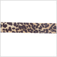 7/8" Black/Gold Printed Satin Ribbon