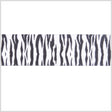 1.5" Black/White Printed Grosgrain Ribbon