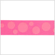 7/8" Hot Pink Polka Dot Grosgrain Ribbon
