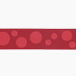 1.5" Red Puff Dottie Grosgrain Ribbon