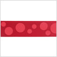 7/8" Red Polka Dot Satin Ribbon