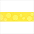 7/8" Bright Yellow Polka Dot Satin Ribbon