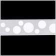 1.5" White Polka Dot Satin Ribbon