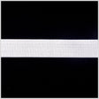 White Silver Double Face Metallic Satin Ribbon