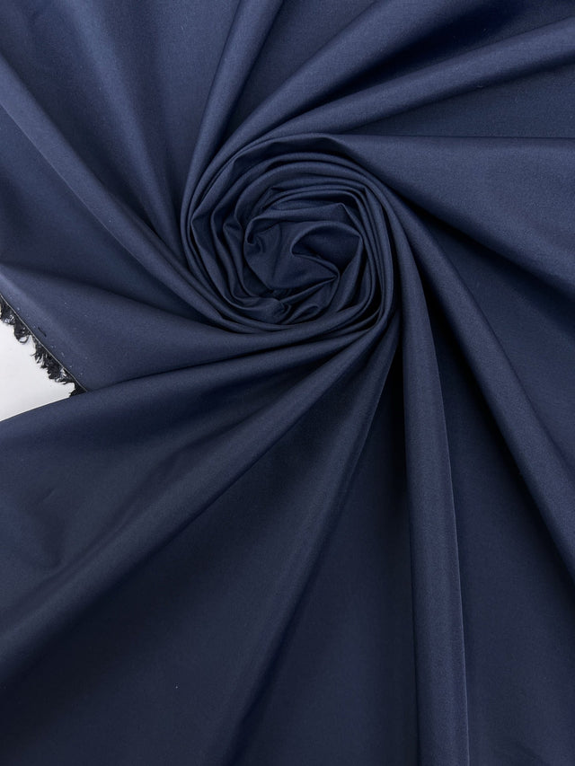 Silk Polyamide Plain Blue Lightweight