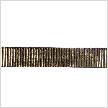 Black Gold Double Face Metallic Satin Ribbon