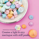 Satin Ice Meringue Powder - 4 oz New Formula for Royal Icing