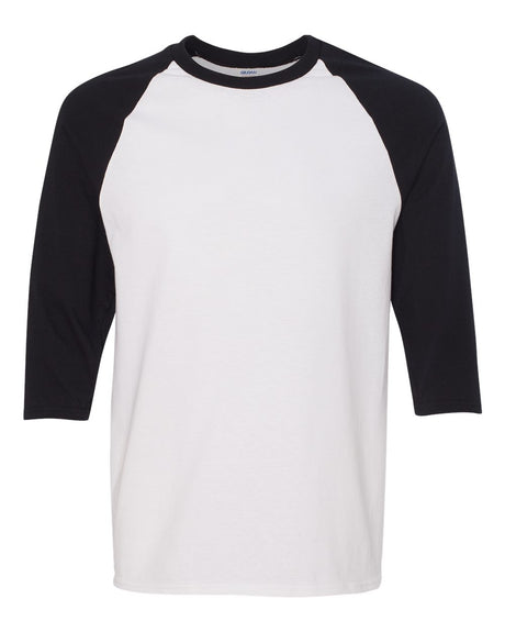 Gildan® Heavy Cotton Raglan Crewneck Three-Quarter Sleeve T-Shirt