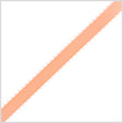 3/16" Peach Double Face Feather Edge Satin Ribbon