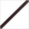 3/16" Brown Double Face Feather Edge Satin Ribbon