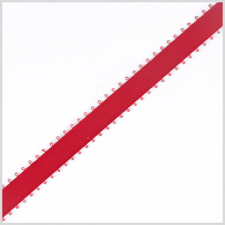 3/16" Red Double Face Feather Edge Satin Ribbon
