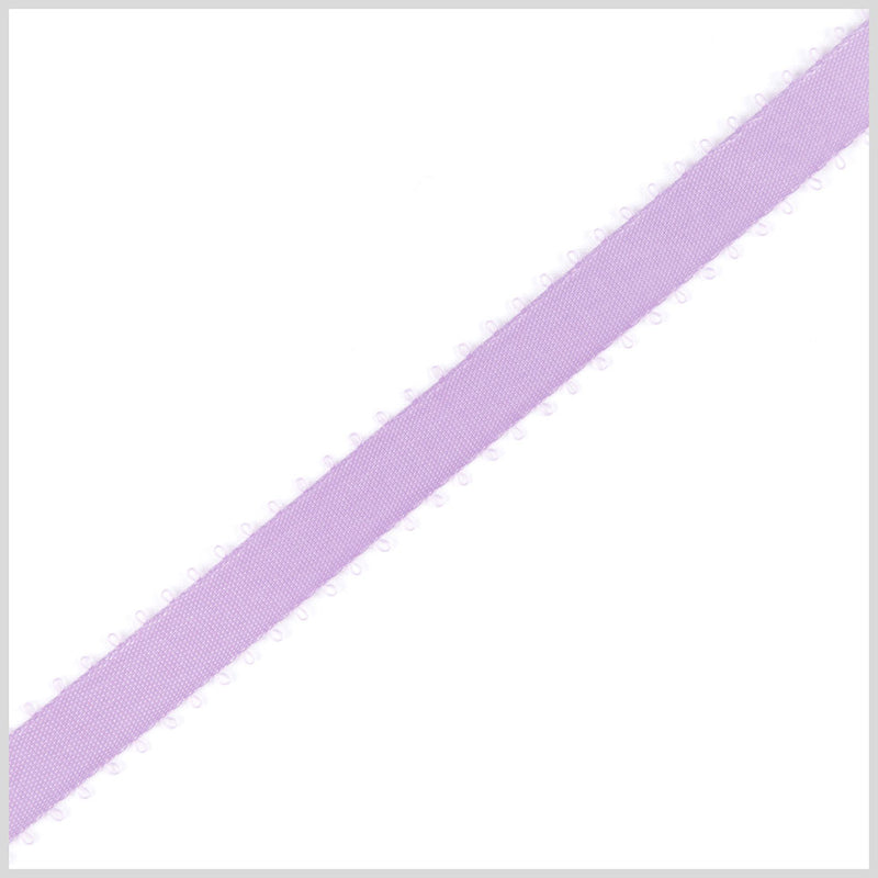 3/16" Orchid Double Face Feather Edge Satin Ribbon