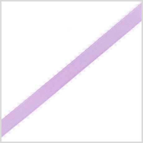 3/16" Orchid Double Face Feather Edge Satin Ribbon