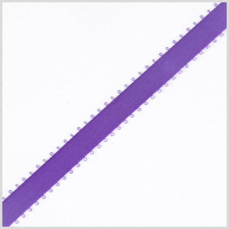3/16" Purple Double Face Feather Edge Satin Ribbon