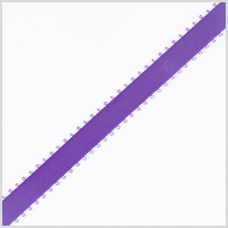 3/16" Purple Double Face Feather Edge Satin Ribbon