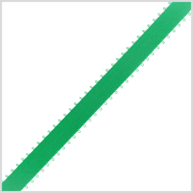 3/16" Emerald Double Face Feather Edge Satin Ribbon