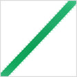 3/16" Emerald Double Face Feather Edge Satin Ribbon