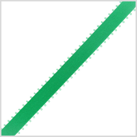 3/16" Emerald Double Face Feather Edge Satin Ribbon