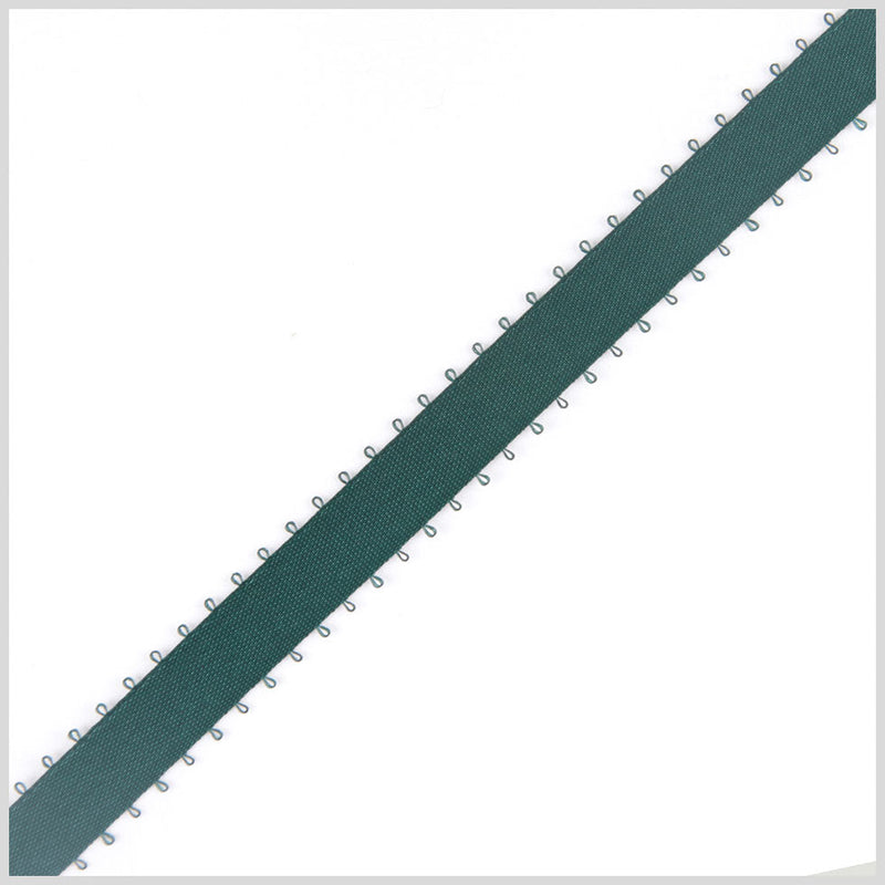 3/16" Hunter Double Face Feather Edge Satin Ribbon