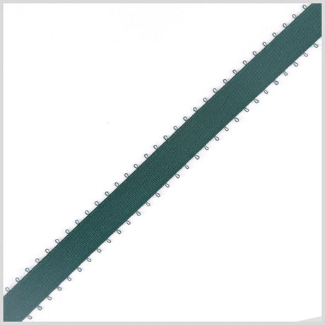 3/16" Hunter Double Face Feather Edge Satin Ribbon