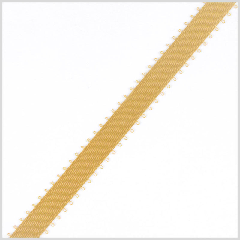 3/16" Old Gold Double Face Feather Edge Satin Ribbon