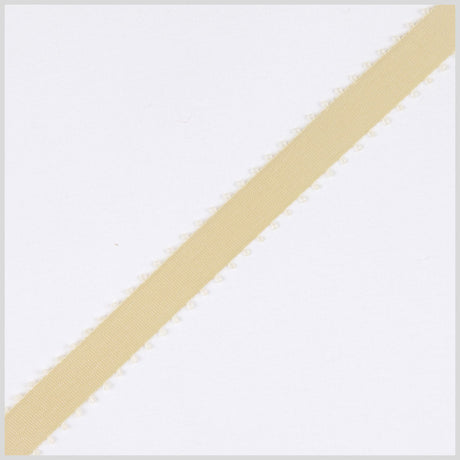 3/16" Cream Double Face Feather Edge Satin Ribbon