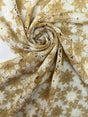 Polyamide Macramé Floral White-Beige