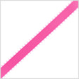 3/8" Shocking Pink Double Face Feather Edge Satin Ribbon