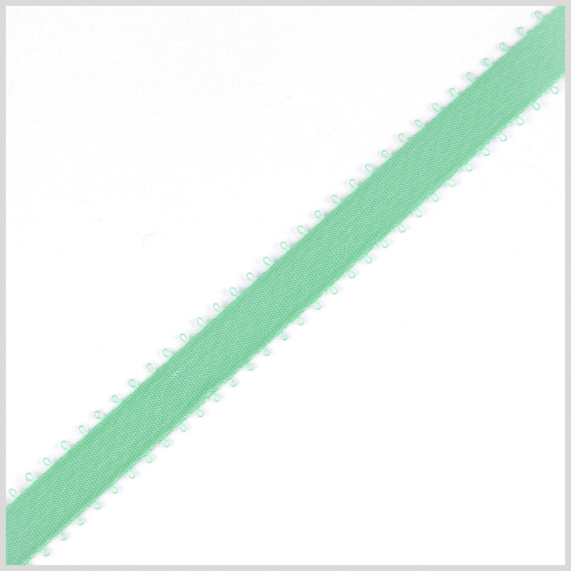 3/8" Sea Mint Double Face Feather Edge Satin Ribbon
