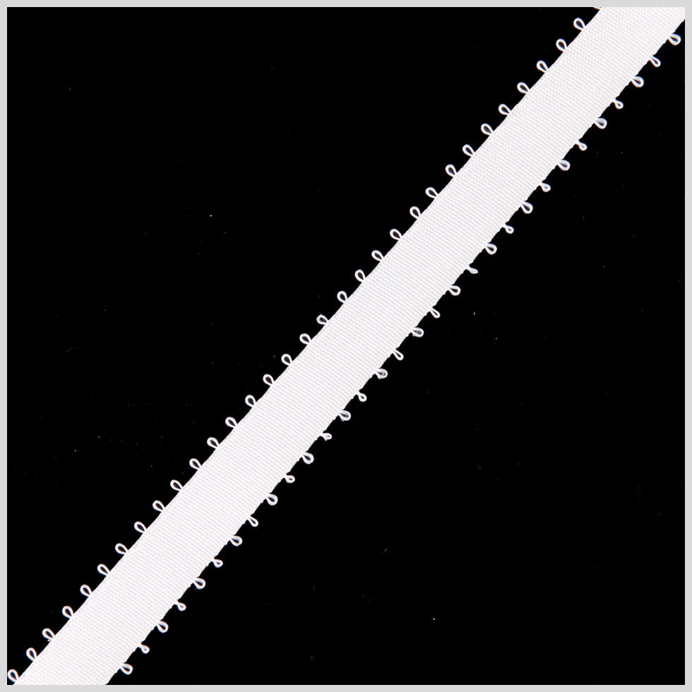 3/8" Ivory Double Face Feather Edge Satin Ribbon