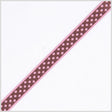 1/2" Pink/Brown French Jacquard Ribbon