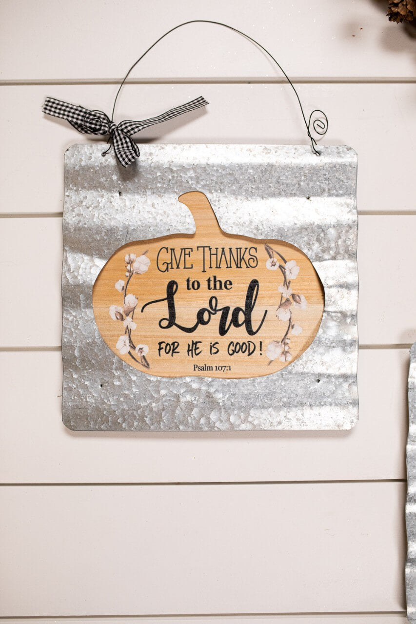 Metal Inspirational Wall Decor