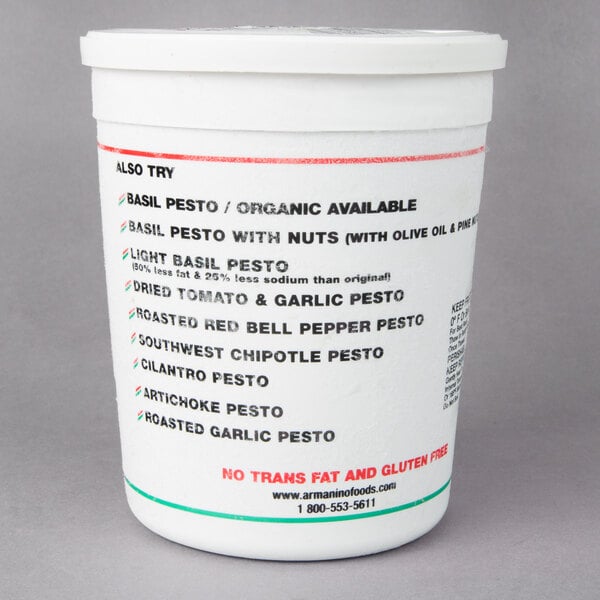 Armanino Roasted Red Bell Pepper Pesto 30 oz. - 3/Case