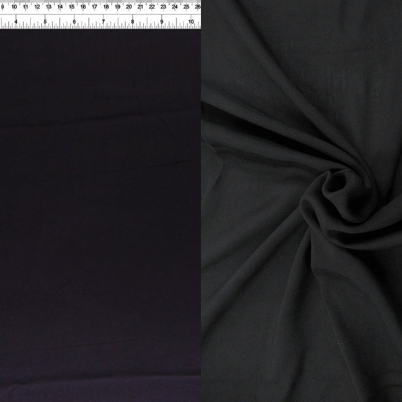 Rayon Woven Challis Solid Fabric