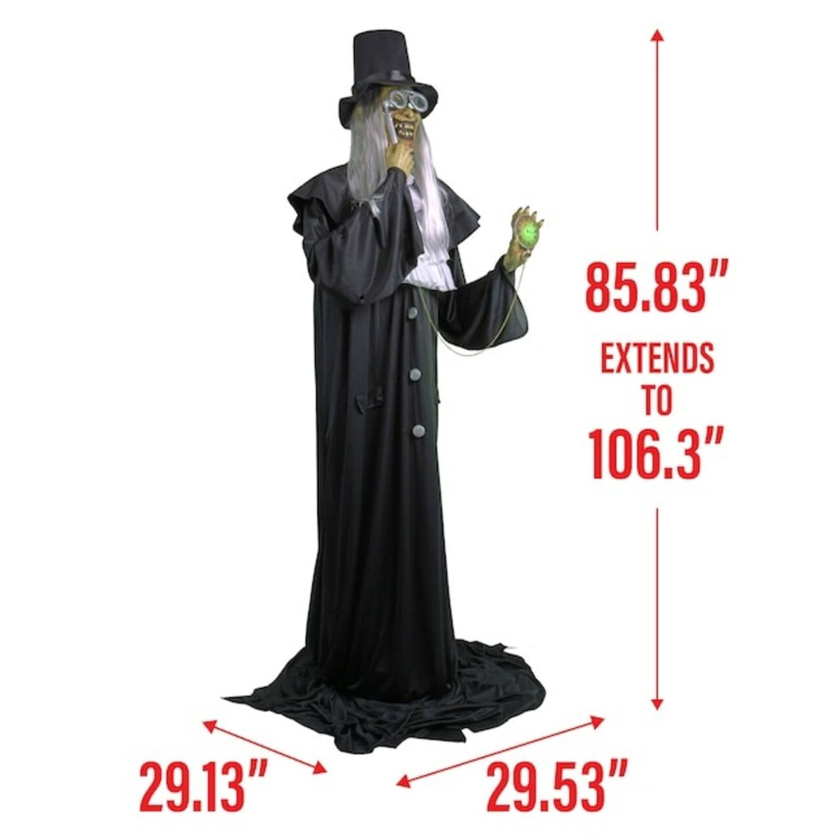 Haunted Living 7-ft Pop Up Keeper of Time Motion Activated Lighted Animatronic
