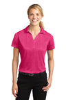 Sport-Tek® Women's Heather Contender Polo Lightweight Moisture Wicking