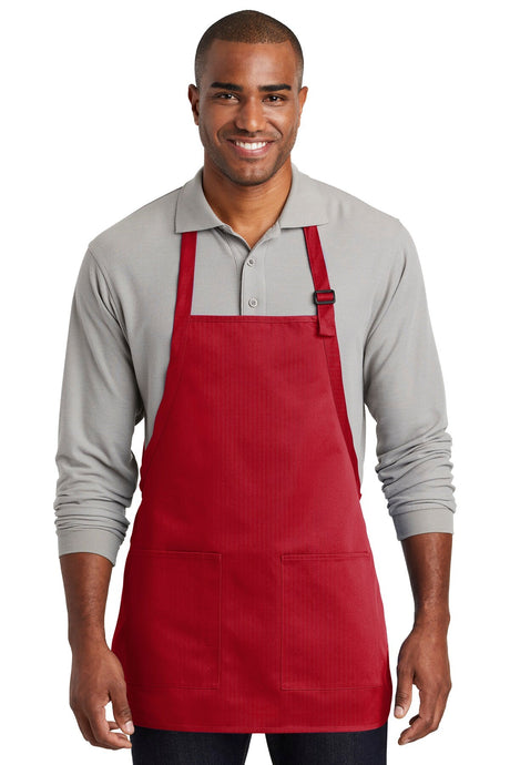 Port Authority® Medium-Length Two-Pocket Bib Apron