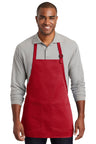 Port Authority® Medium-Length Two-Pocket Bib Apron