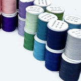 200 Yards Blue Polyester Thread Small Spool for Garment Repairs and DIY