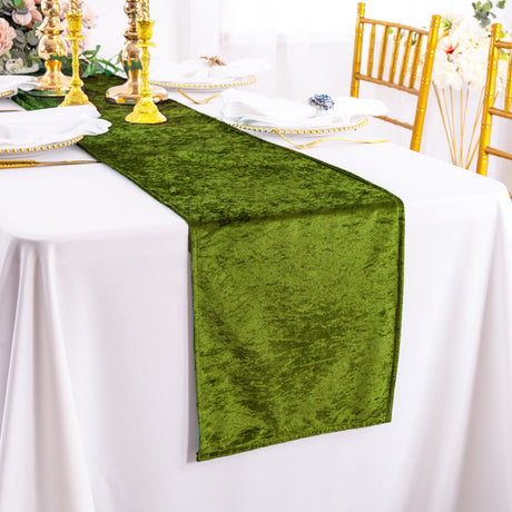 Ice Crushed Velvet Table Runner