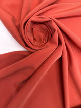 Orange Polyamide Elastane Double Weave