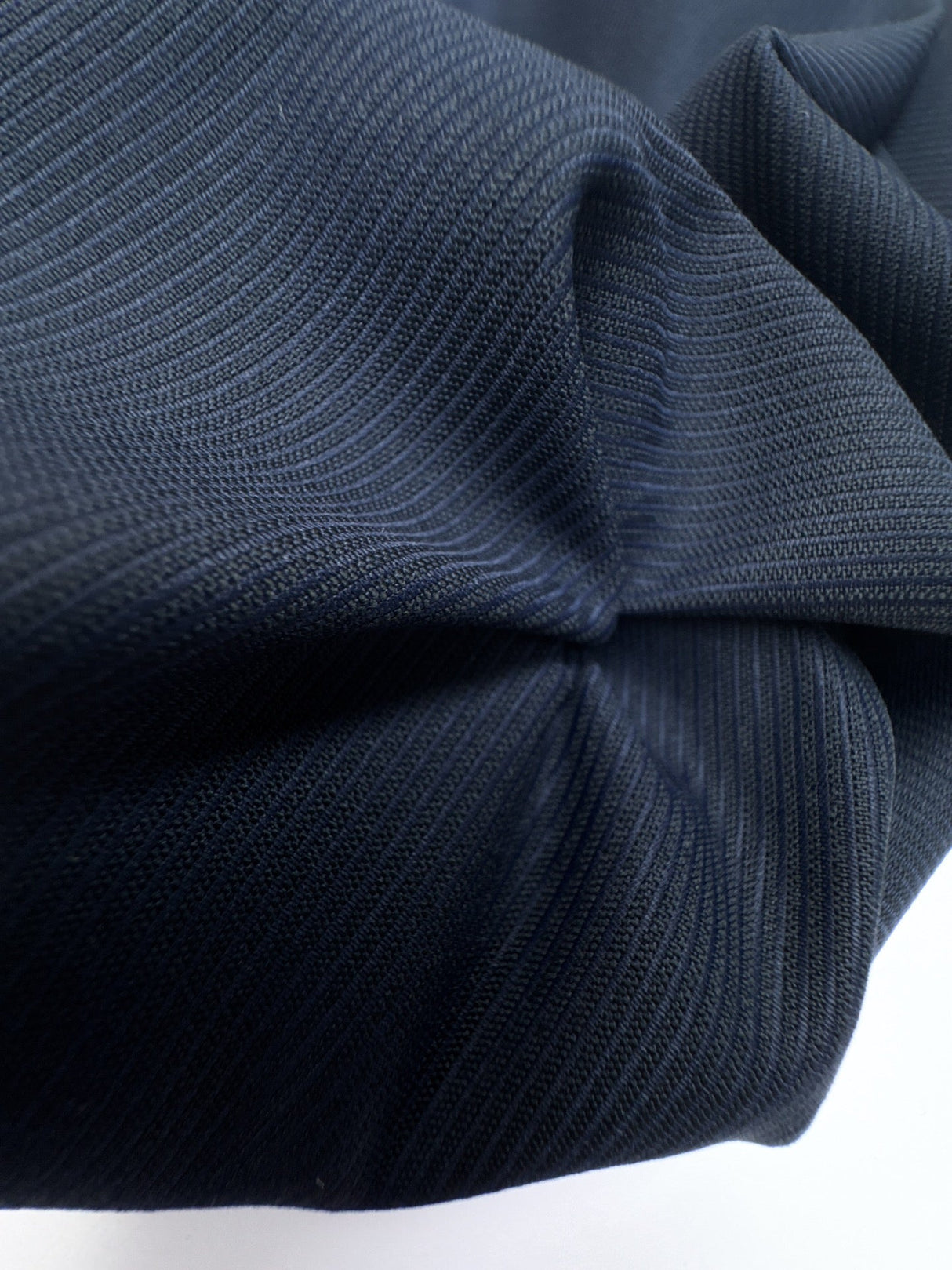 Blue Wool Polyamid Combined Woven