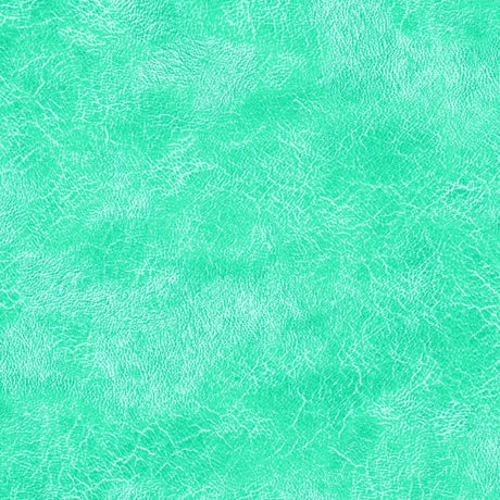 Cotton Wideback Fabric Green Aqua Crackles 118"