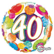 Foil Balloon 18 Inch 40 Big Dots & Glitz