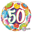Foil Balloon 18 Inch 50 Big Dots & Glitz